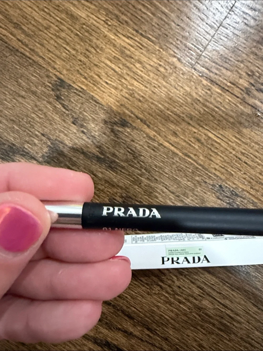 Prada Lines Durable Gliding eye pencil in Nero